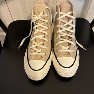 Unisex CONVERSE CHUCK 70 Canvas HIGH TOP Oat Milk Beige Women size 7/Men Size 5